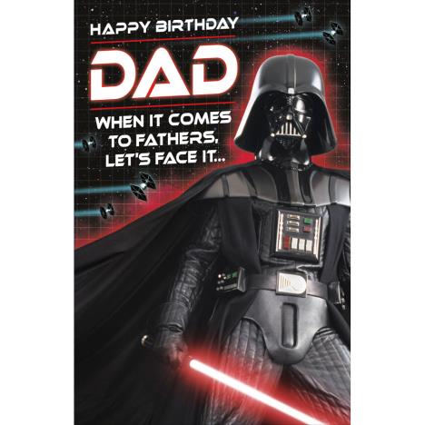 Dad Darth Vader Star Wars Birthday Card £2.49